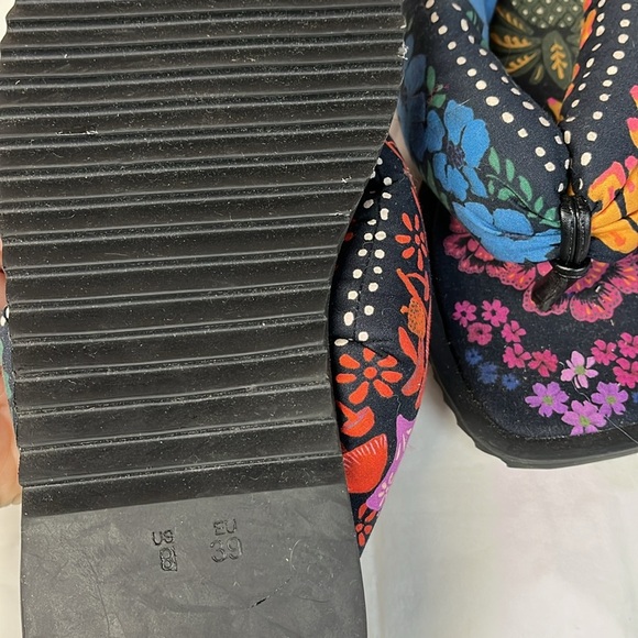 FARM Rio Multicolor Patterned Footwear Size 8 - Picture 7 of 8